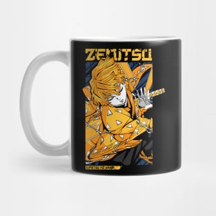 Demon Slayer Zenitsu in Full Thunder Mode Mug